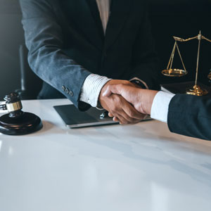 Client and lawyer meeting—your initial consultation sets the foundation for representation.